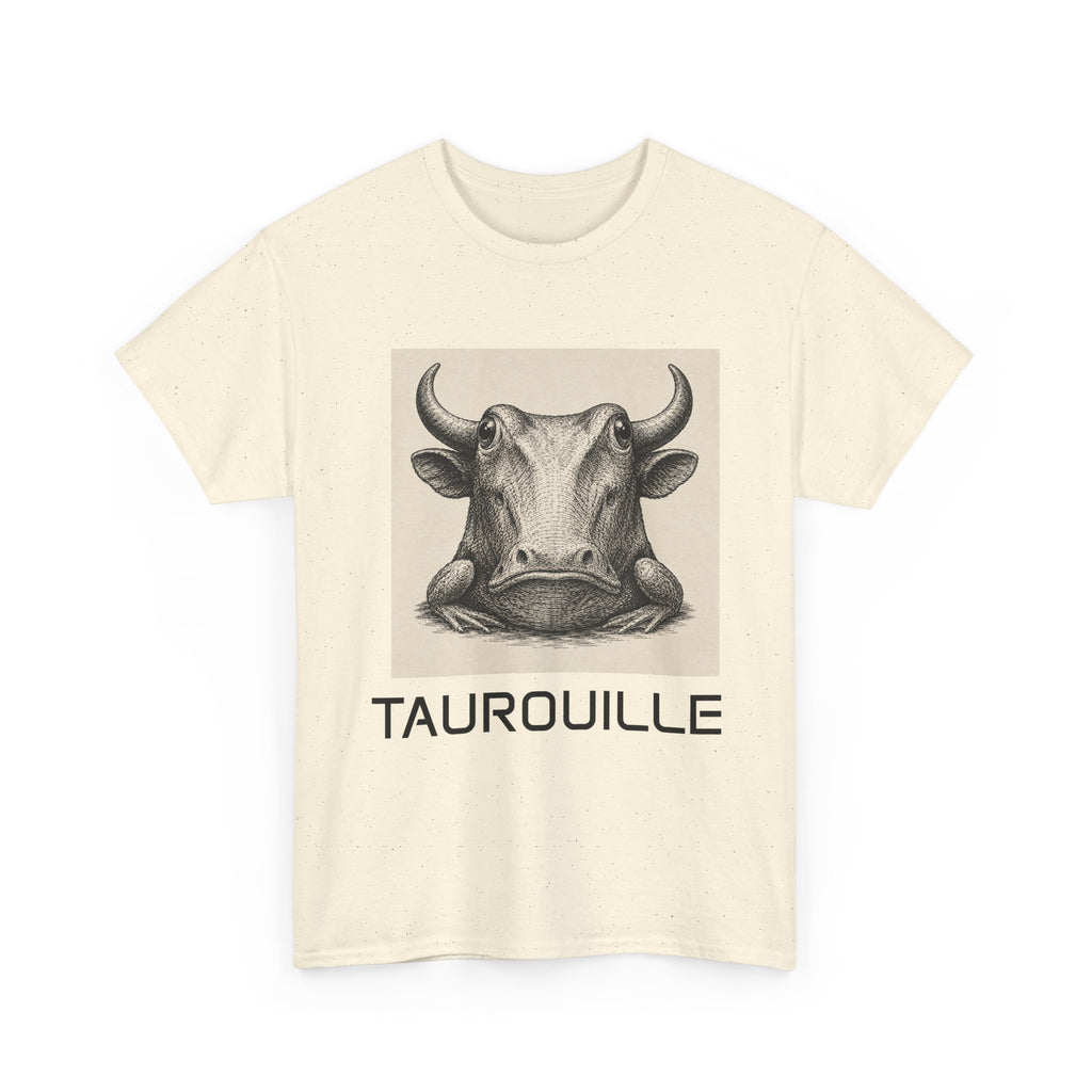 Bull and FrogT-Shirt — Taurouille Illustration Tee