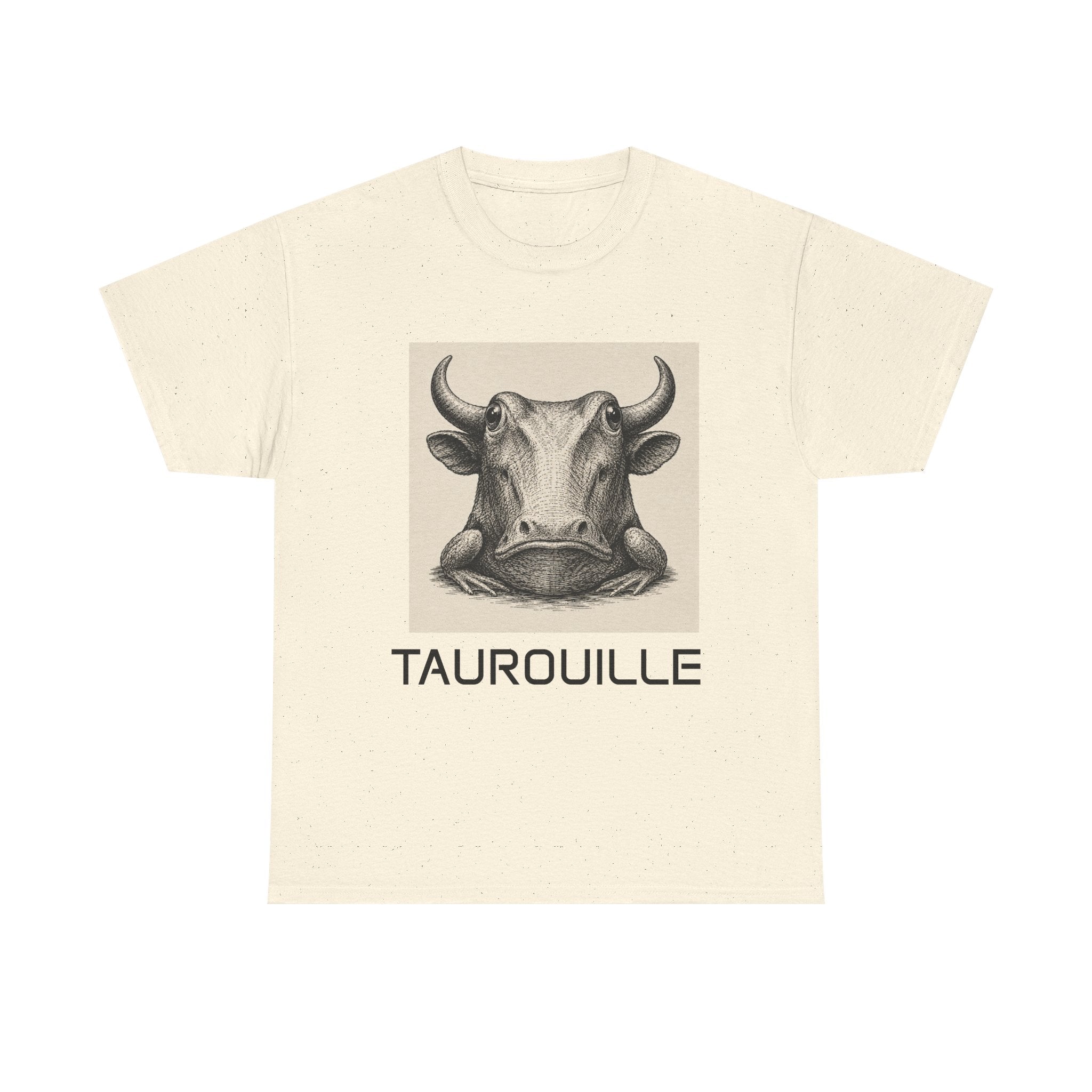 Bull and FrogT-Shirt — Taurouille Illustration Tee